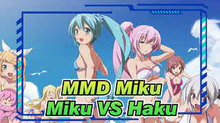 [Miku MMD] Tarian PK! Miku VS Haku