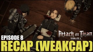 ASSASSIN'S BULLET!! | Attack on Titan Season 4 Episode 8 "WeakCap (Recap) & Reaction"