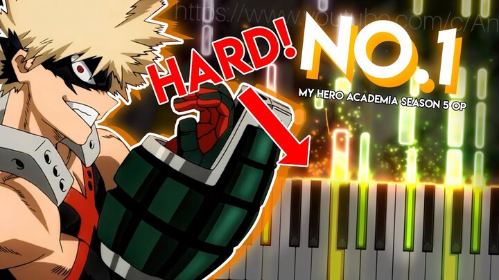 No.1 - Boku no Hero Academia Season 5 OP | DISH// (piano)