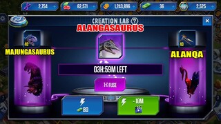 HYBRID EVOLUTION ALANQA AND MAJUNGASAURUS - JURASSIC WORLD THE GAME PART 2