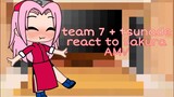 past team 7 + tsunade reacts to Sakura AMV