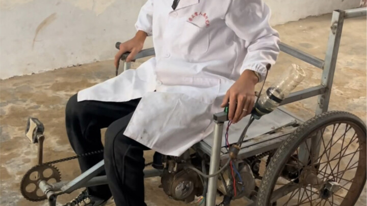 Invention: Oil-Driven Hybrid Wheelchair