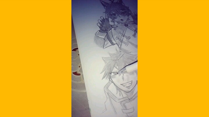 menggambar dengan pensil mekanik