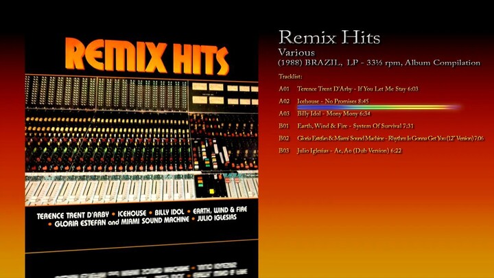Remix Hits (1988) Various [LP - 33⅓ RPM - Album Compilation]