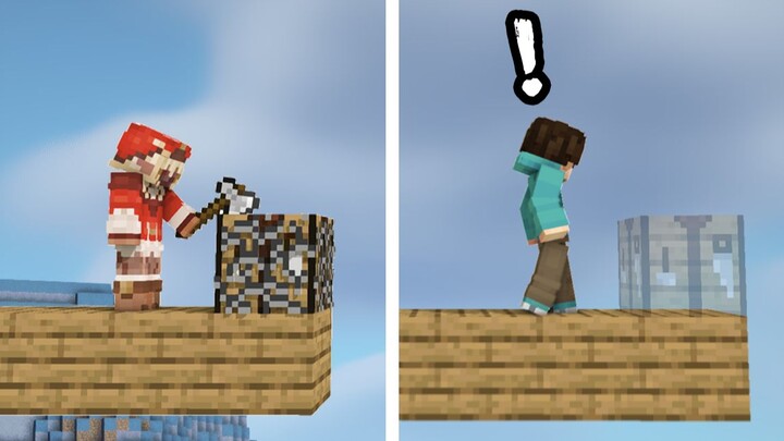 When all blocks in Minecraft are interconnected?!