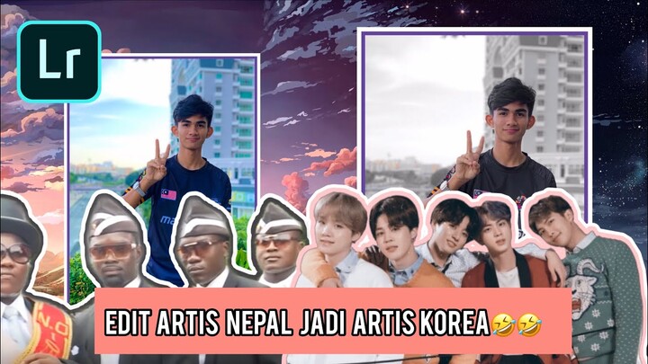Tutorial background soft B&W😆+tips jadi korea (LIGHTROOM MALAYSIA)#3