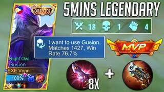 Gusion META CHANGER BUILD Top Global Gusion Secret Item For DAMAGE HACK