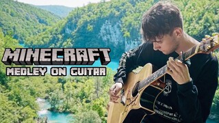 [Âm nhạc][Sáng tạo lại]Diễn tấu bài hát <Minecraft Medley> bằng ghita