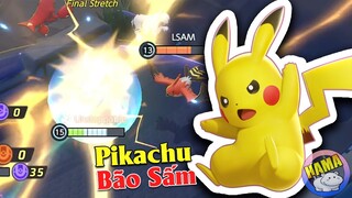 Pokemon UNITE - Pokemon Quốc Dân Pikachu Sấm Chớp Vang Trời Item Và Cách Chơi