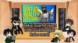 Isekai quartet react to Russianbadger Robo recall
