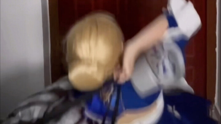 It is said that this is the last piece of footage before Saber left.