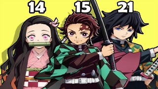 Demon Slayer Age Comparison