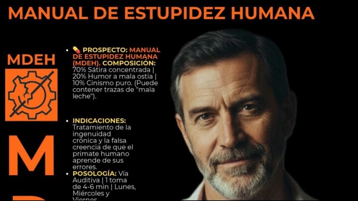 MANUAL DE ESTUPIDEZ HUMANA (MDEH) | Presentación: El prospecto del despropósito | JMU-Podcasts
