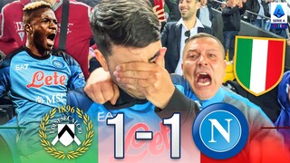 💙 SCUDETTO!! UDINESE-NAPOLI 1-1 | LIVE REACTION NAPOLETANI dalla DACIA ARENA
