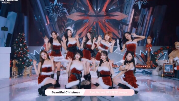 Màn trình diễn đầu tiên của ca khúc hợp tác “Beautiful Christmas” giữa aespa và Red Velvet