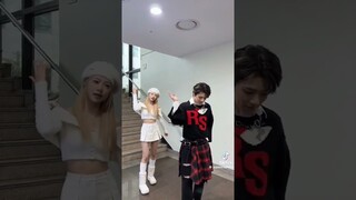 I.N And Eunchae Challenge "LALALALA" #youtubeshorts #shortvideo #fypシ #straykids #lesserafim #shorts