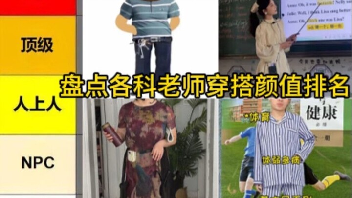 Bảng xếp hạng nhan sắc trang phục của giáo viên các môn