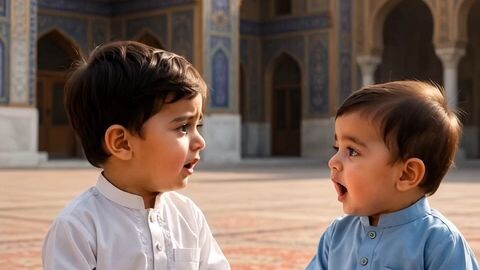 “The Candy Secret in the Mosque! 😂👶”