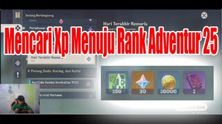 Mencari Xp Menuju Rank Adventure 25