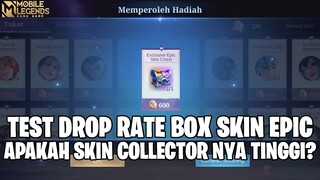 TEST DROP RATE EXCLUSIVE EPIC SKIN CHEST DI 4 AKUN - APAKAH BISA DAPAT COLLECTOR LESLEY?