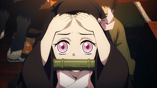 不愧是头柱，祢豆子根本撞不赢，心疼豆子~【鬼灭之刃】