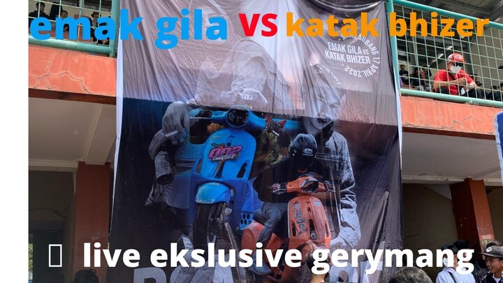 BIG MATCH !!ekslusive emak vs katak bhizer