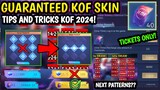 TRICK!! How To Get Guaranteed KOF Skin?! Draw Using FREE Tokens Only! KOF Event 2024 - MLBB