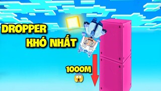 CHỈ CÓ 30% NGƯỜI CHƠI CÓ THỂ PHÁ ĐẢO PARKOUR DROPPER SIÊU KHÓ NÀY TRONG MINI WORLD - PHẦN 1 MEOWPEO