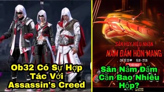 [Garena Free Fire]/Test Hộp Săn Nắm Đấm Mãng Xà,Hé Lộ Sự Hợp Tác Với Assassin's Creed Trong Ob32