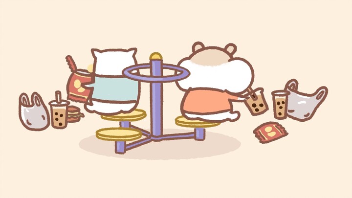【Milk Tea Mouse’s Thoughts】Hey! Let’s drink tea first