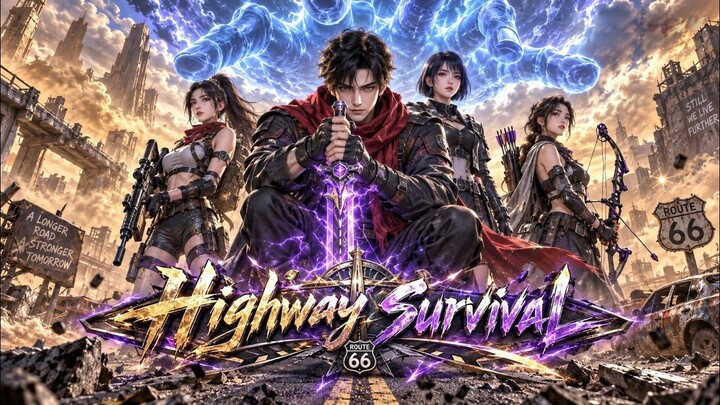 【DUB】Apocalypse road survival! Endless level-up system, unite global survivors vs alien foes!#anime
