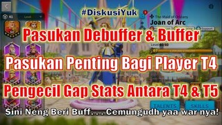 Mengenal Pasukan Buffer & Debuffer! Pasukan Penting Bagi Para Player T4! Rise of Kingdoms Indonesia