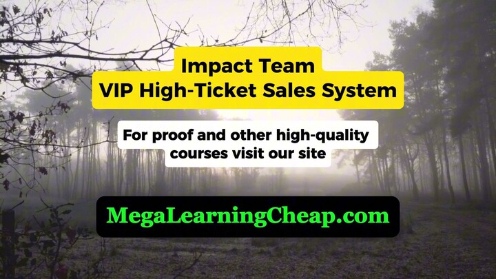 Impact Team – VIP High-Ticket Sales System