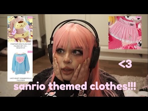 ADORABLE SANRIO CLOTHES!! paloliworld haul ♡