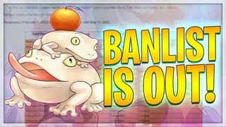 BANLIST IS OUT! THEY DID WHAT ?!? THIS IS INSANE !!! Yu-Gi-Oh TCG!