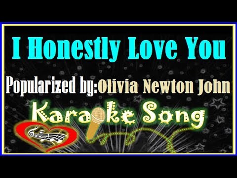 I Honestly Love You Karaoke Version by Olivia Newton John- Minus One -Karaoke Cover
