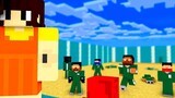 [Minecraft] Animation Of Squid Game's Guards Hold Hostage