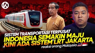 🇮🇩Keren‼️ Reaksi Org Malaysia Indonesia Sudah Ada Sistem LRT Jakarta 🇲🇾 Reaction
