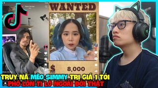 CHÚ PHÔ LÔN TI LÔ SOÁI CA NGOÀI ĐỜI VÀ MÈO SIMMY BỊ TRUY NÃ CỰC HÀI HƯỚC | HÙNG AKIRA XEM TIK TOK VN