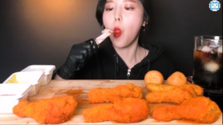 ASMR Chicken Mukbang Korea EATING Show REAL SOU #amthuc