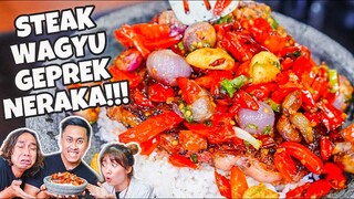 STEAK WAGYU GEPREK DARI NERAKA!!! DAGING TUMPAH SAMBEL VIRAL TIKTOK