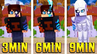 A CADA 3 MINUTOS FICAMOS MAIS FORTES NA NOVA NARUTO JEDY CRYSTAL 𝗡𝗢 MINECRAFT POCKET EDITION ‹ Ine ›
