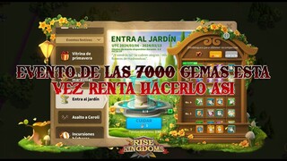 EL EVENTO DE LAS 7000 GEMAS RENTA MAS ASI | Rise of Kingdoms Español