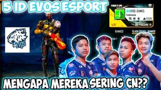 5 ID AKUN PRO PLAYER EVOS ESPORT TERBARU 2021 | EVOS MR05,EVOS SAM13,EVOS ABU,EVOS KENZO,EVOS STREET