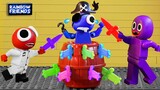 Rainbow Friends Play Pop-up Pirate (Roblox Rainbow Friends Animation)