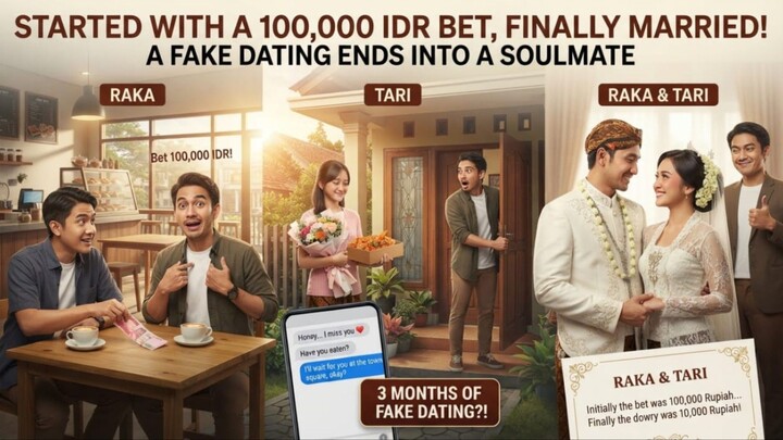Dari 100k jadi mahar 10jt (AI 2026) Dari taruhan ke pelaminan 😉