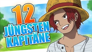 DIE 12 JÜNGSTEN KAPITÄNE IN ONE PIECE!