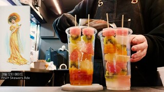 Trà trái cây #cafevlog #cafechill #life