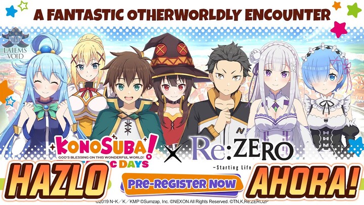 KonoSuba: Fantastic Days [GL] || [Pre-registro Colaboracion con Re Zero] 4500 Cuarzos y Tikect 4*!