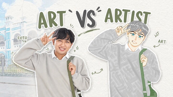 ART vs ARTIST 🎨 Dari Foto Jadi Anime! (Tutorial Step by Step)